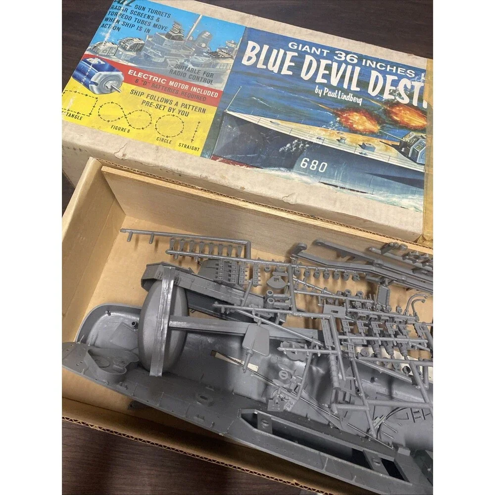 Giant 36 Inches Long Blue Devil Destroyer By Paul Lindberg